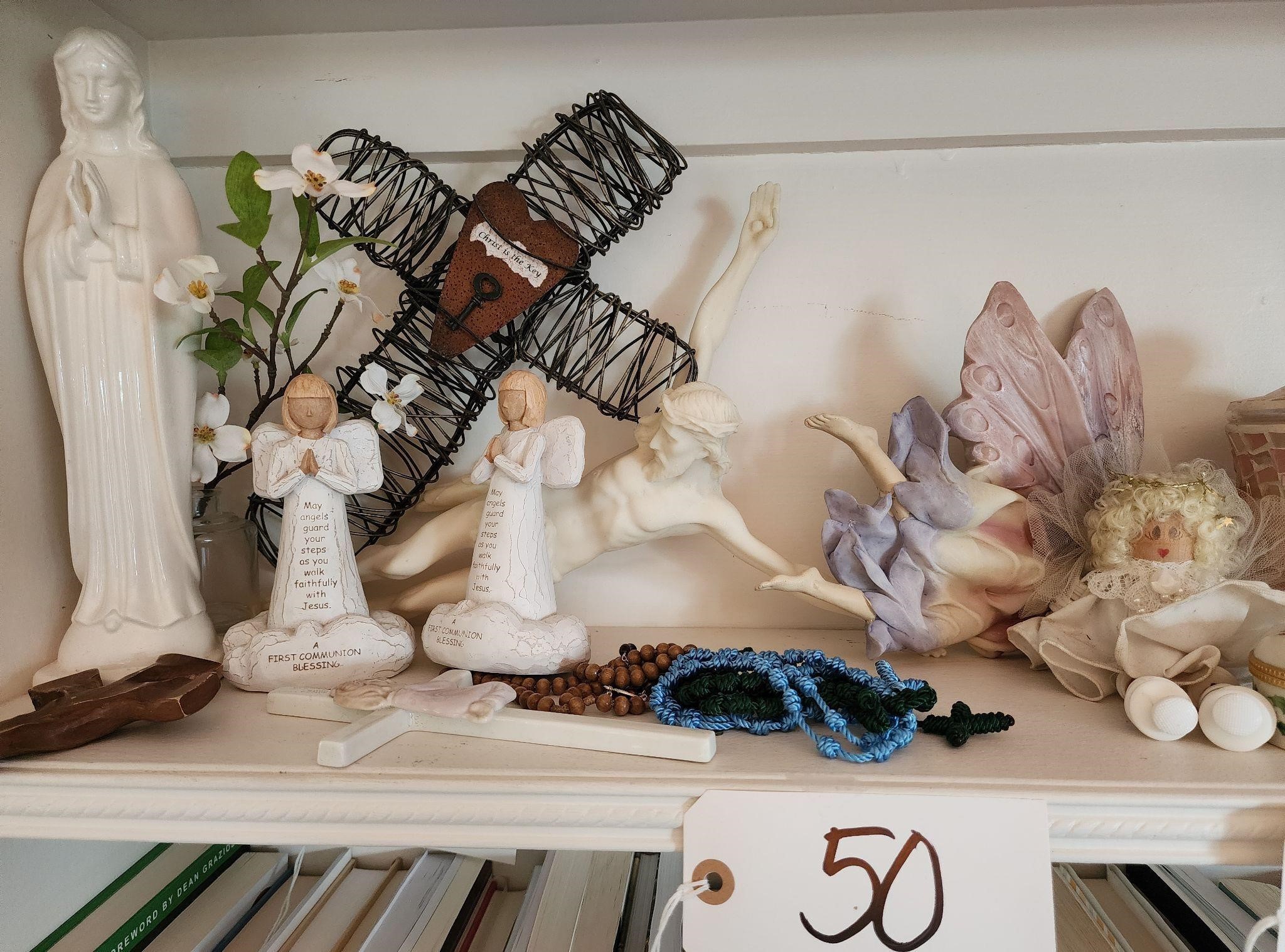 Relligious, Rosary Beads, Angels