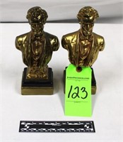 (2) Lincoln Bust Book Ends, Approx. 8-1/4"H