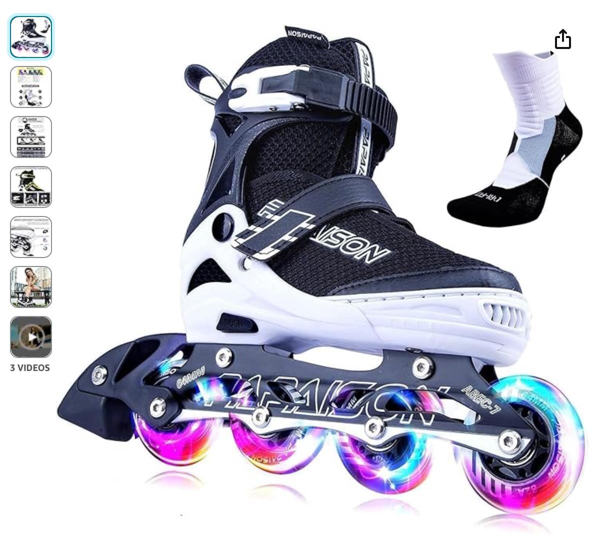 PAPAISON Adjustable Inline Skates