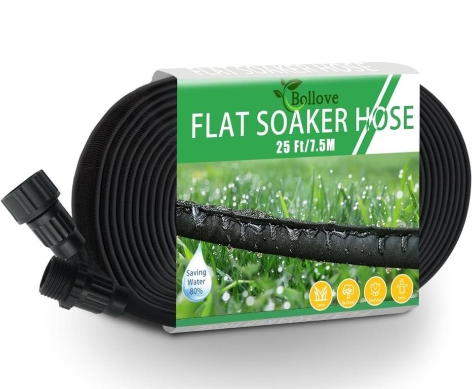 Bollove Flat Soaker Hose 25ft