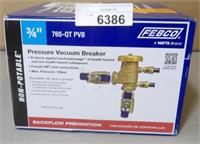 Febco Pressure Vacuum Breaker 3/4