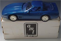 ERTL AMT PROMO CAR 1991 CORVETTE ZR1 MIB BLUE RARE