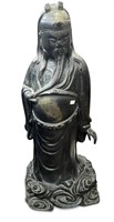 Large Chinese Bronze Figure of Immortal,