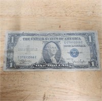 $1 Silver Certificate 1935C Blue Seal