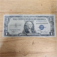 $1 Silver Certificate 1935C Blue Seal