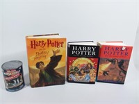 3 livres de JK Rowling "Harry Potter" 1ere édition