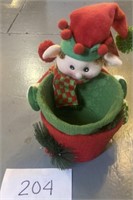 Christmas Elf Basket Decor