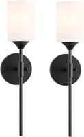 BYOLIIMA Mid Century Modern Wall Lamp 2 Pack with