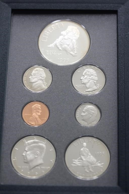 1995 US Prestige Silver Proof Coin Set