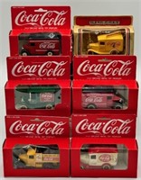 Collection of Coca-Cola Metal Diecast Trucks