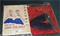 Camp fire girl book & sash