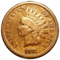 1872 Indian Head Penny LIGHTLY CIRCULATED