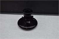 L.E Smith Black Amethyst #1402 Candle Holder
