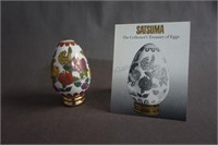 Franklin Mint Satsuma Porcelain Collector Egg