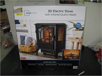 NEW 3D ELECTRIC STOVE INFRARED QUARTS HEATER-WORKS