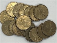 18 U.S. Sacagawea $1 Coins