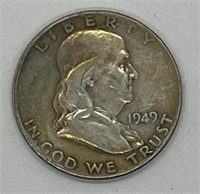 1949 Franklin Silver Half Dollar