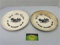 Mt Pulaski Siltennial Plates