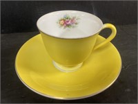 Castle China Mini Tea Cup and Saucer. Made in