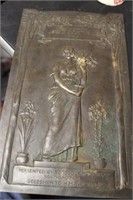 An English Bronze Plaque
