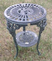 Aluminum 26"T x 16"R Garden Table