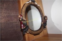 MONKEY DECORATED MIRROR