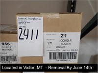 CASE OF (5,000) ROUNDS OF CCI BLAZER .22 LR AMMO