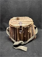 CABIN DECOR WOOD FISH BAG