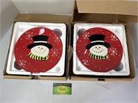 Home and garden Party Stoneware Christmas Plates