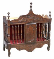 FRENCH PROVINCIAL SPINDLED PANETIERE BREAD SAFE