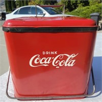 Custom Painted Coca-Cola Cooler