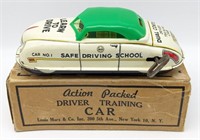 Marx Tin Driver Training Windup Car w/ Box