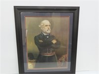 Framed Robert E. Lee Picture