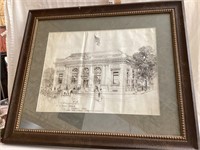 Boone Iowa V S Post Office Framed Architect