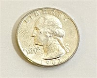 1962-D SILVER Washington Uncirculated Quarter