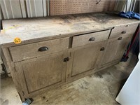 72x20 Pine Base Cabinet