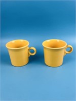 Fiesta Set of 2 Yellow Coffee Cups