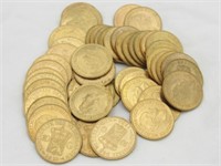 50 Gulden Netherlands Wilhelmina gold coins