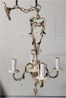 4 Arm Metal Art Hanging Light