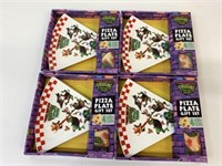 4 New TMNT Pizza Plate Gift Sets