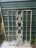 Architectural Salvage Large Metal Ornate Panel