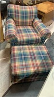 Wesley Hall upholstered comfy chair with large