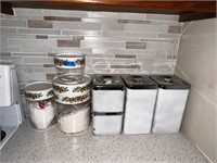 (2) Sets Canisters