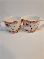 2 qty OpalHouse Flower Coffee Cup