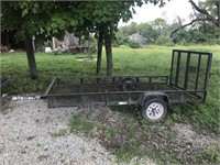 (T) 10ft x 5ft bumper hitch utility trailer