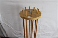 Rotating Wooden Dowel Stand