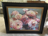 Large floral painting