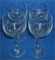 4 piece wine glass set