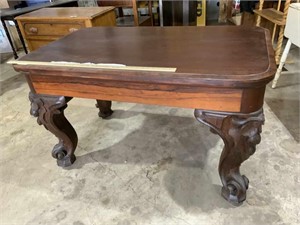 Vintage dining table w/ornate legs