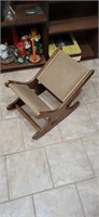 Vintage rocking gout stool